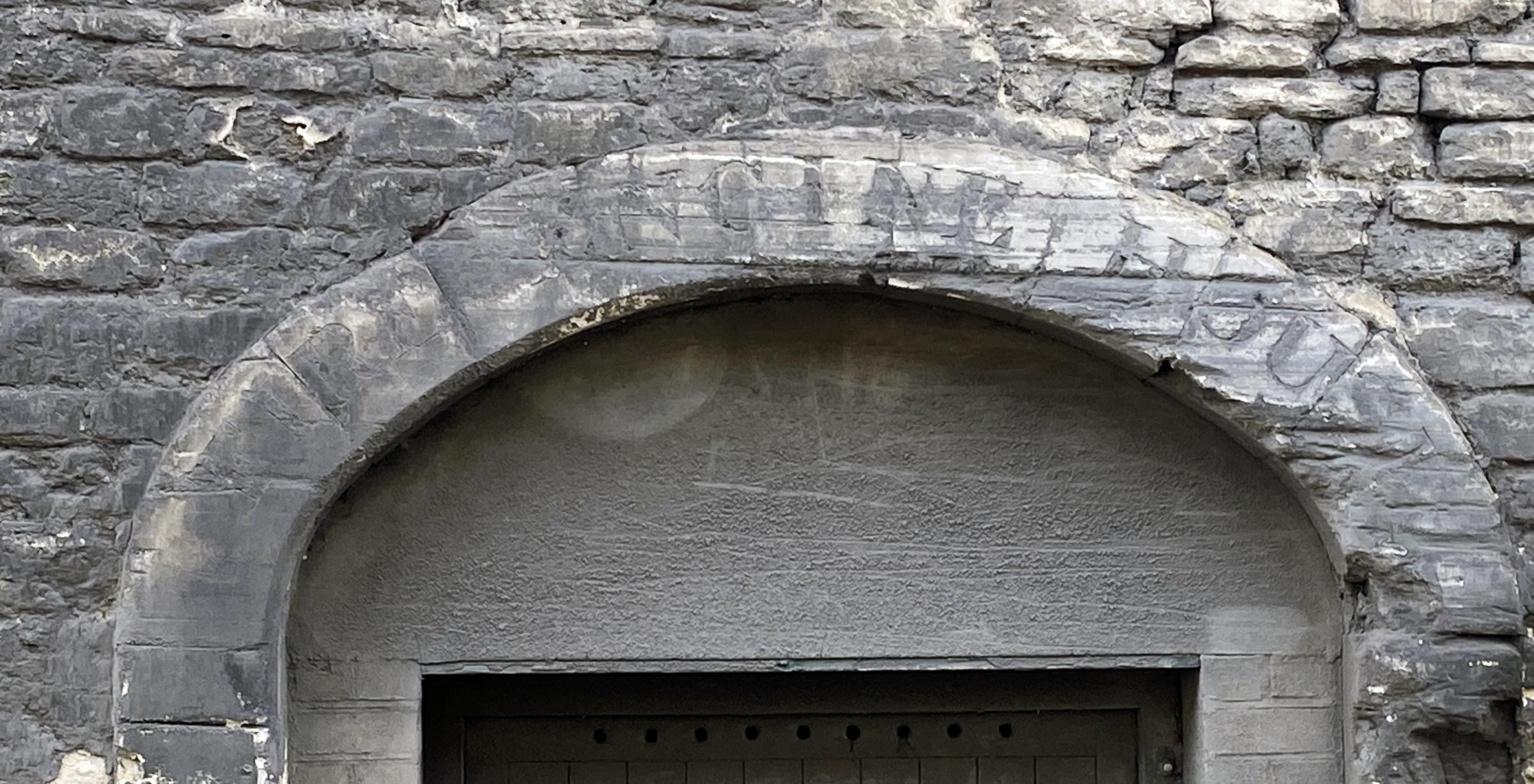 Courtyard door